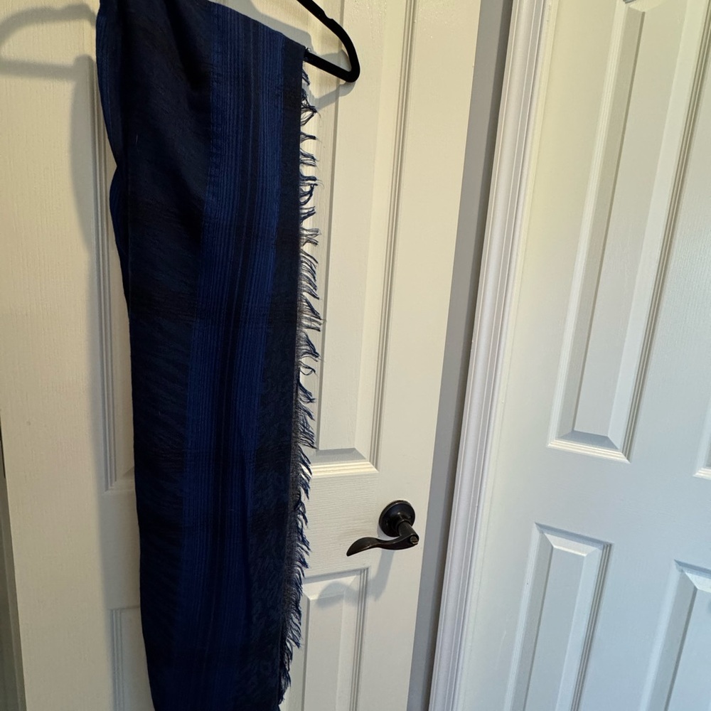 Elegant Navy Blue Scarf